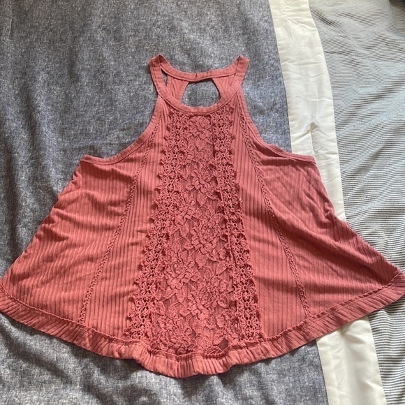 Taylor and Sage DarkRose Gold flow top. Size medium - Picture 5 of 8